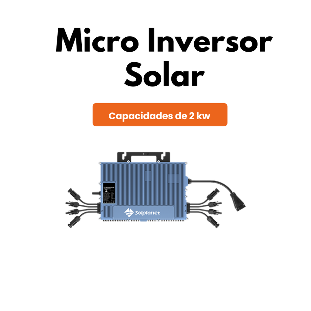 Micro Inversor Solplanet 2,000Wp